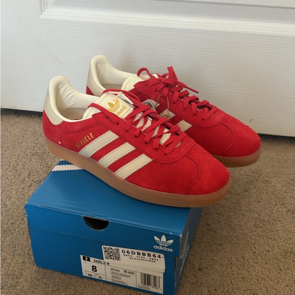 Adidas Gazelle Red Men's Shoes